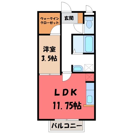 Bステージ Cの物件間取画像